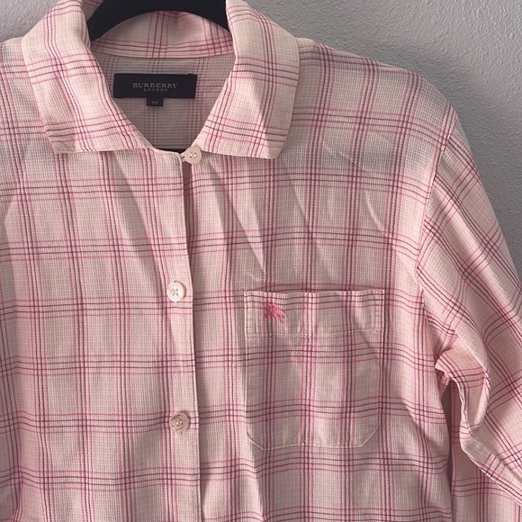BURBERRY WOMENS PLAID BUTTON UP SHIRT - Picture 3 of 6